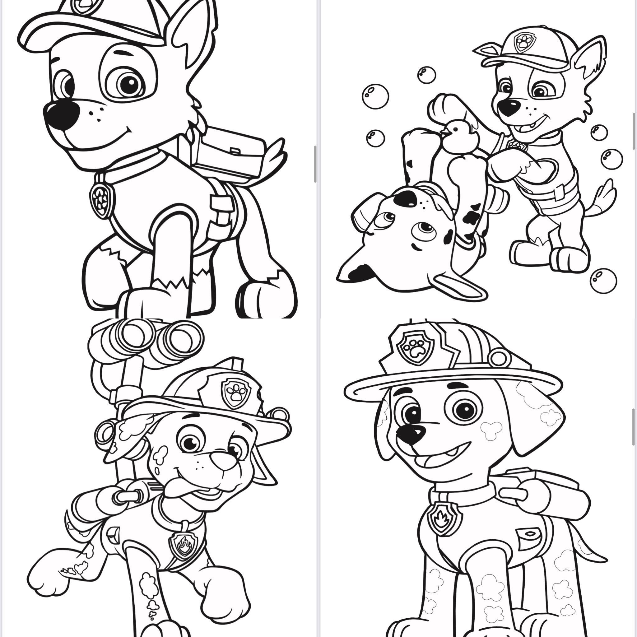 Pup printable coloring pagesinstant downloadkids activity Etsy España