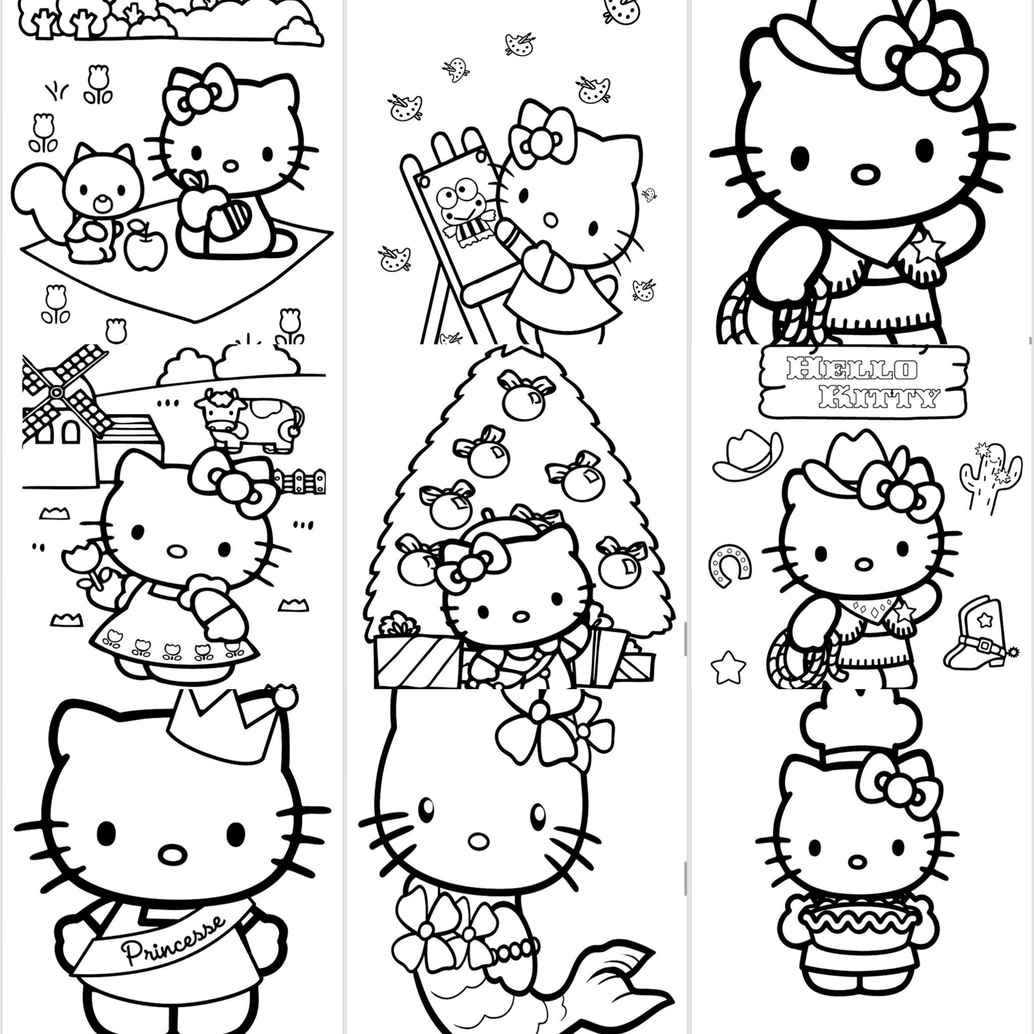 10 Patriotic Hello Kitty 4th of July Coloring Pages to Celebrate Independence Day