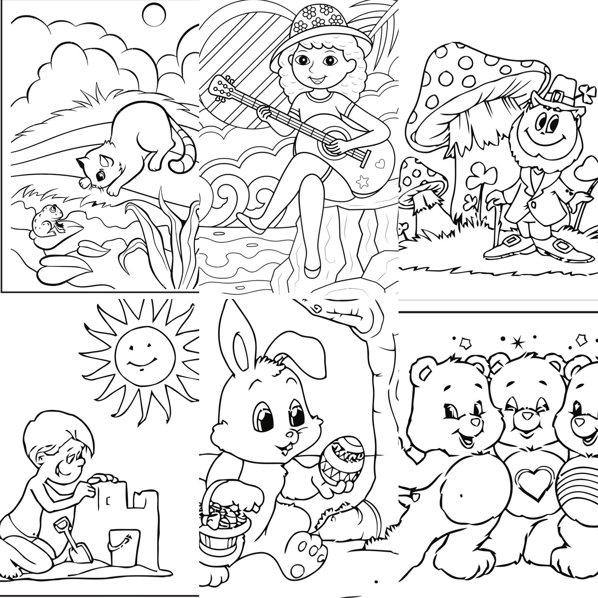 Seasons Summer Printable Coloring Pages-instant Download- - Etsy Canada