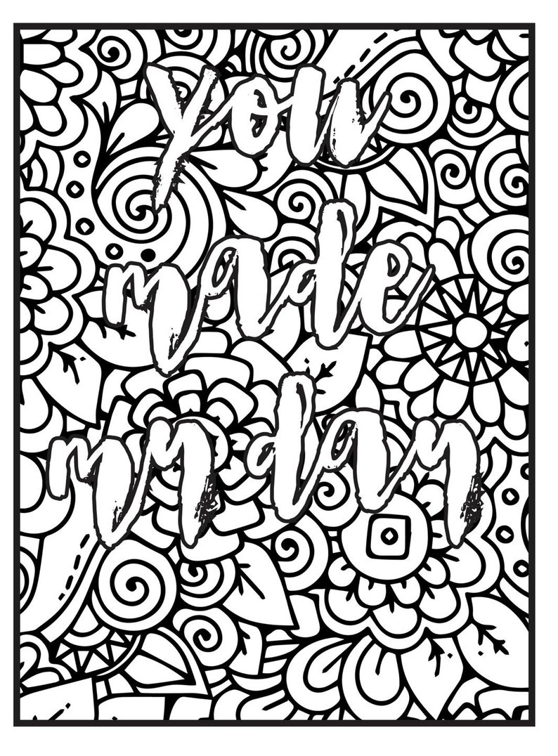 Gratitude Printable Coloring Pages-instant Download-coloring Thank You Pages- - Etsy