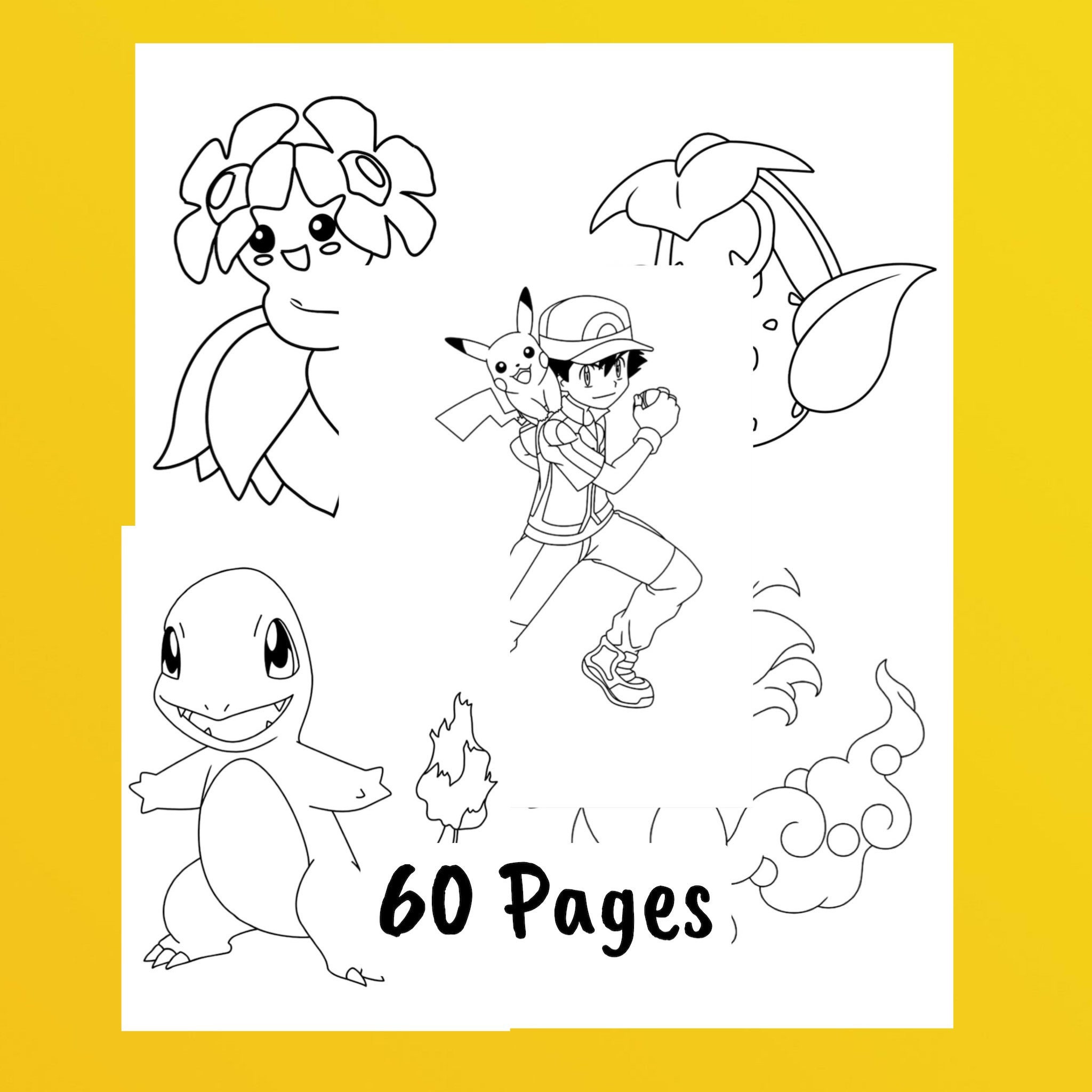 ポケモンぬりえページ - アニメアート - 子供向け楽しい ポケモンぬりえページ - アニメアート - 子供向け楽しい