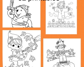 Fall printable coloring pages