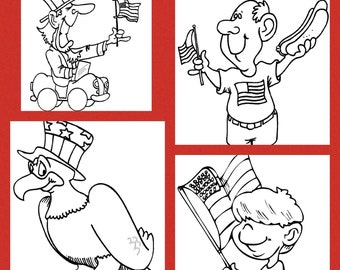43 patriotic printable coloring pages