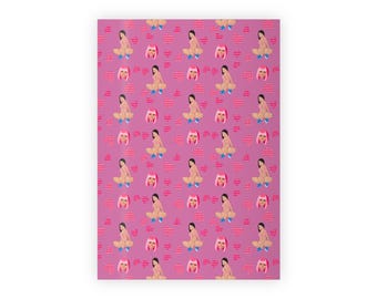 Minaj pink Wrapping Paper