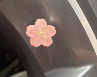 Cherry Blossoms Valve Caps, Sakura Valve Caps, Sakura Blossom Shaped Stem Valve Caps, JDM Car Accessories, Kawaii Car Accessories, Flowers