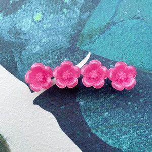 Cherry Blossoms Valve Caps, Sakura Valve Caps, Sakura Blossom Shaped Stem Valve Caps, JDM Car Accessories, Kawaii Car Accessories, Flowers