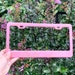 Sakura Pink and Gold License Plate Frame| Kawaii License Plate Cover 