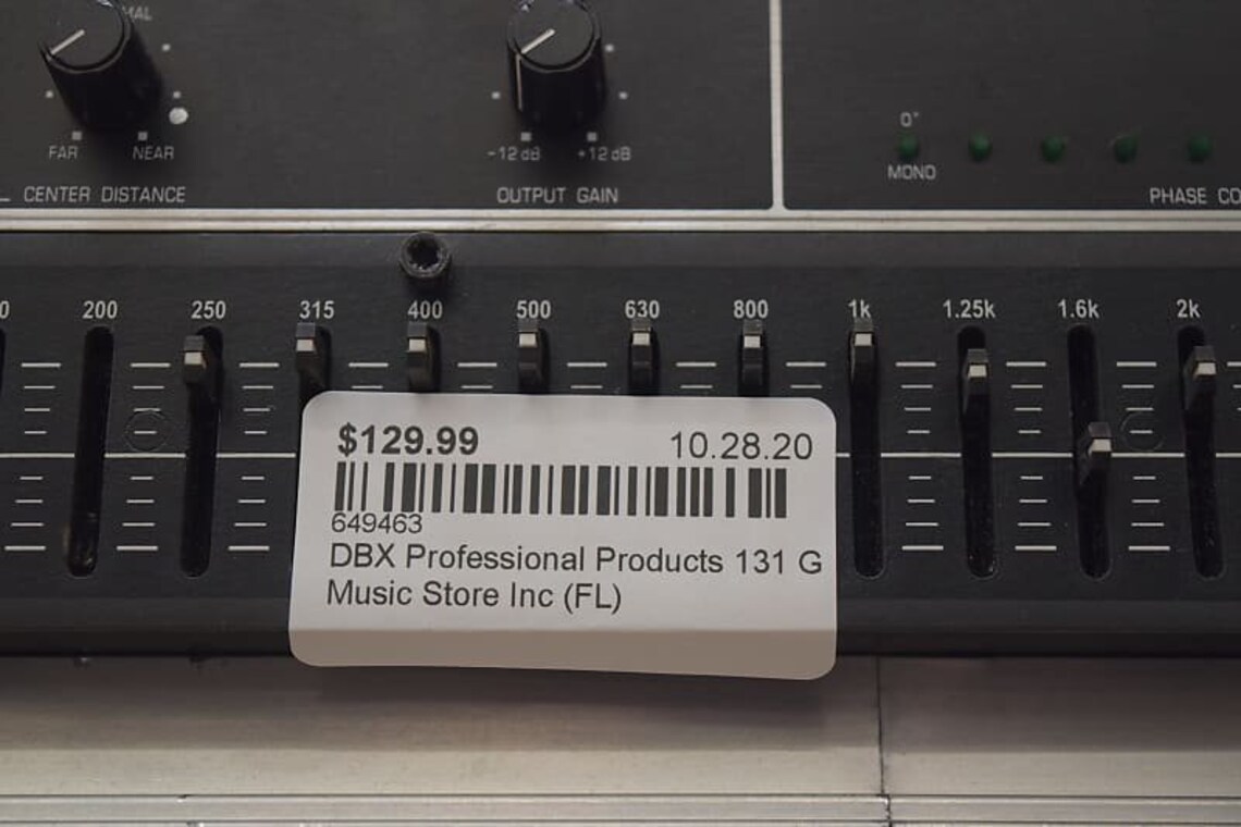 dbx graphic equalizer dbx graphic equalizer