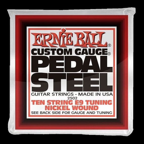 Ernie Ball Custom Gauge Pedal Steel String Ten String E9 Etsy