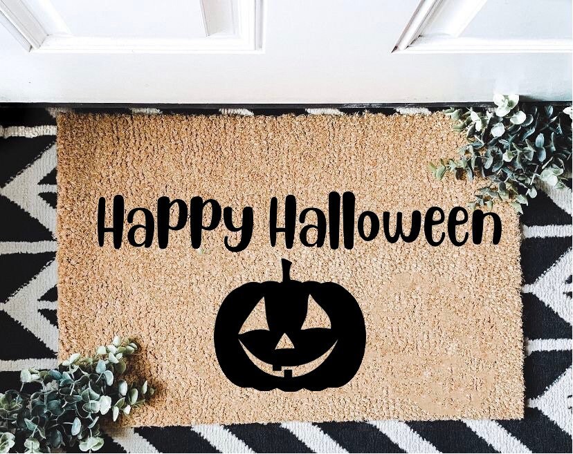 Custom Doormat Personalised Doormat Halloween Spooky Etsy