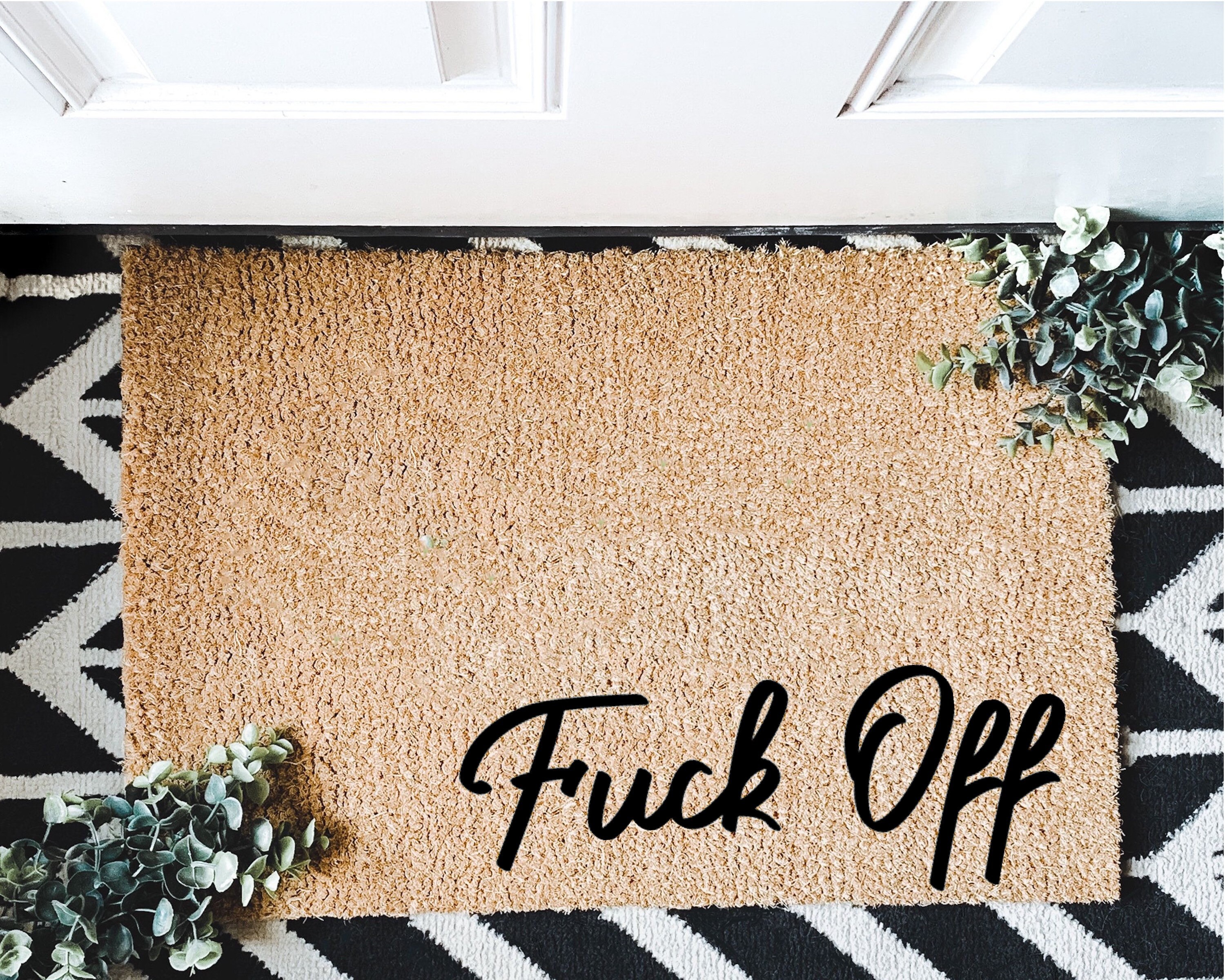 Funny Doormat Funny Gifts Rude Doormat Rude Gifts Etsy