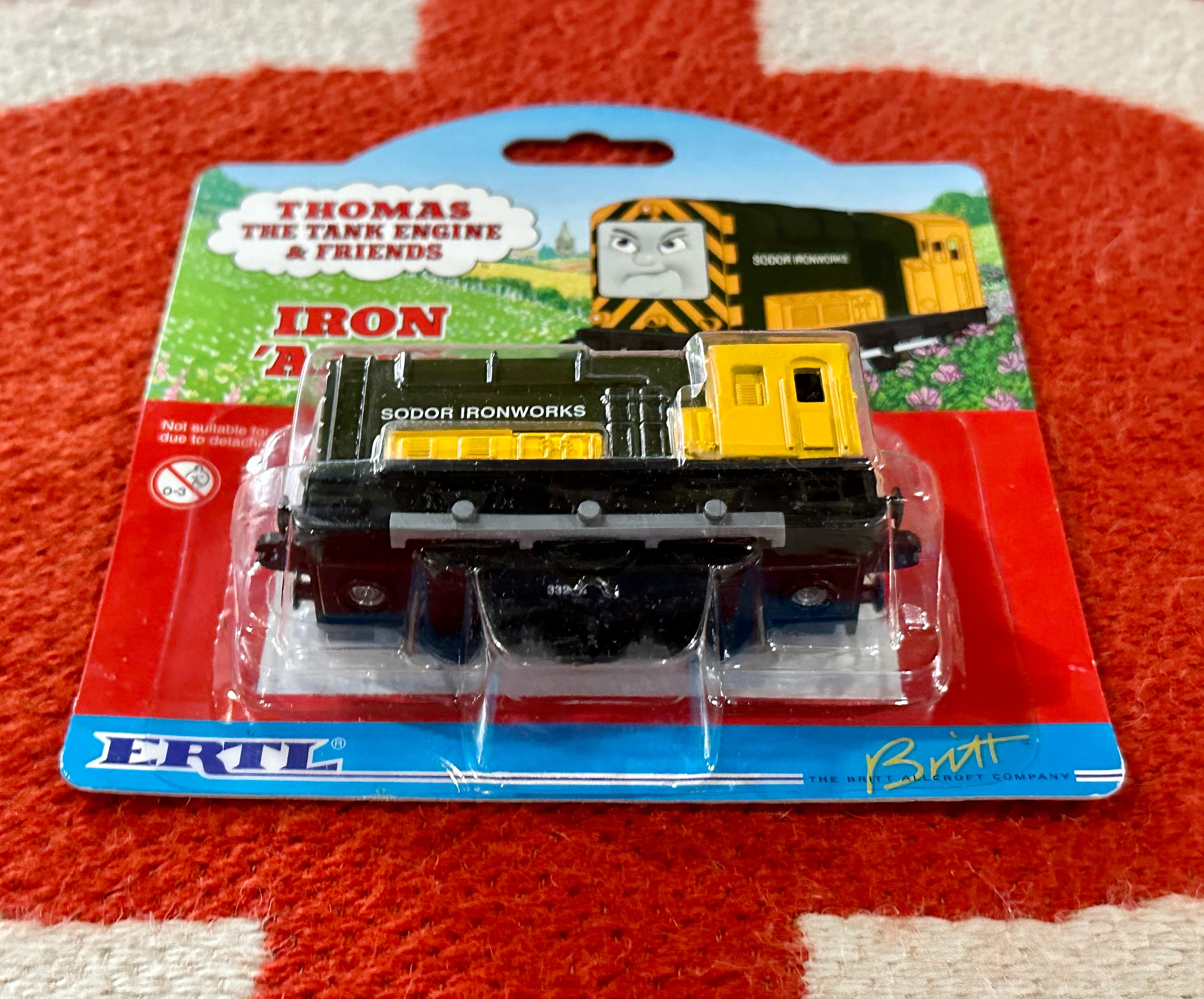 Ertl Sticker Paper Face James Red Thomas the Tank Engine & Friends - Boxed