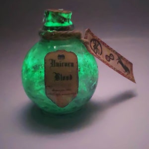 Unicorn Blood Changing Its Form Potion Very Concise Potion In The Dark Custom Design Gift Collection Magic