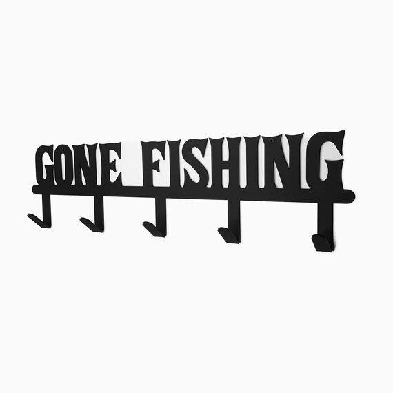 Gone Fishing Coat Rack 