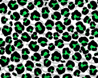 green leopard print