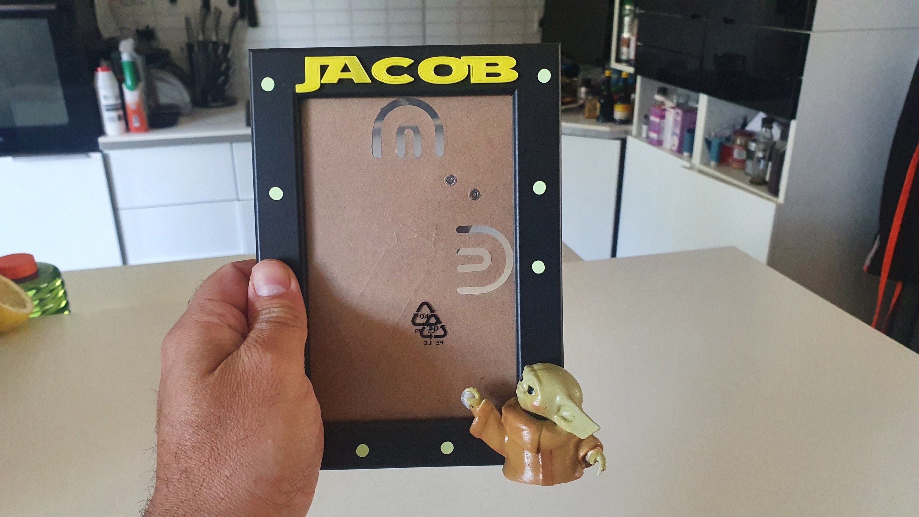 Custom Baby yoda Picture Frame Etsy