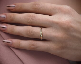 Anillo De Anillo Convexo Cóncavo De 8 Mm Anillo De De Bodas Anillo De Anillo Convexo Cóncavo De 8 Mm Anillo De De Bodas