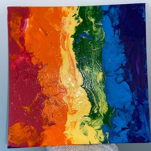 Mini Rainbow Pride Acrilico Versare