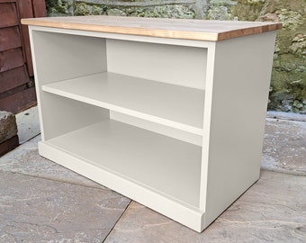 Shoe Bench Cupboard Shelving Unit with Adjustable Storage Shelves. Shoe Rack Cabinet - Colour Options.