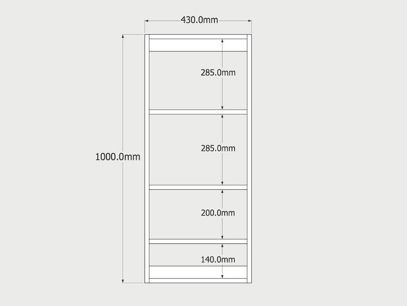 Solid Wood Display Shelves, Wall Mounted or Small Freestanding