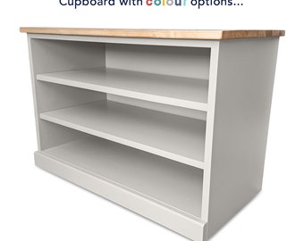 Shoe Bench Cupboard with Adjustable Storage Shelves. Shoe Rack Cabinet Shelving Unit - Colour Options.