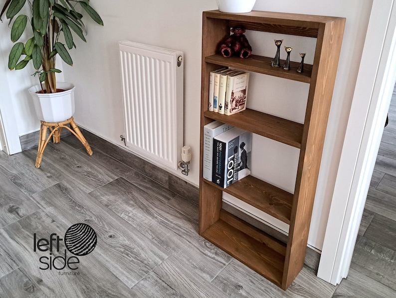 Solid Wood Display Shelves, Wall Mounted or Small Freestanding