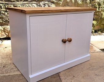 Shoe Bench Cupboard with Adjustable Storage Shelves. Shoe Rack Cabinet, Small Cupboard with Doors.