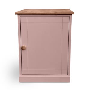 Handmade Narrow Side Table Cabinet: Small Cupboard with Adjustable Shelves bild 4