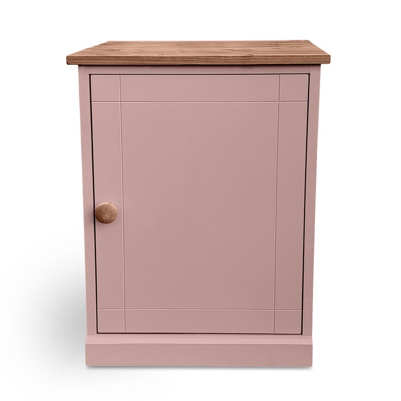 Handmade Narrow Side Table Cabinet: Small Cupboard with Adjustable Shelves bild 4