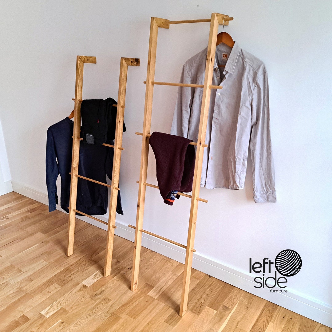 Blanket Ladder Ladder Clothes Rack Freestanding Towel Rack Blanket