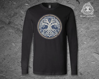 Yggdrasil Norse Tree of Life Pagan Viking Shirt, Pagan Viking Mythology Clothing, Nordic Scandinavian Vikings, Asatru Paganism,Valhalla Gift