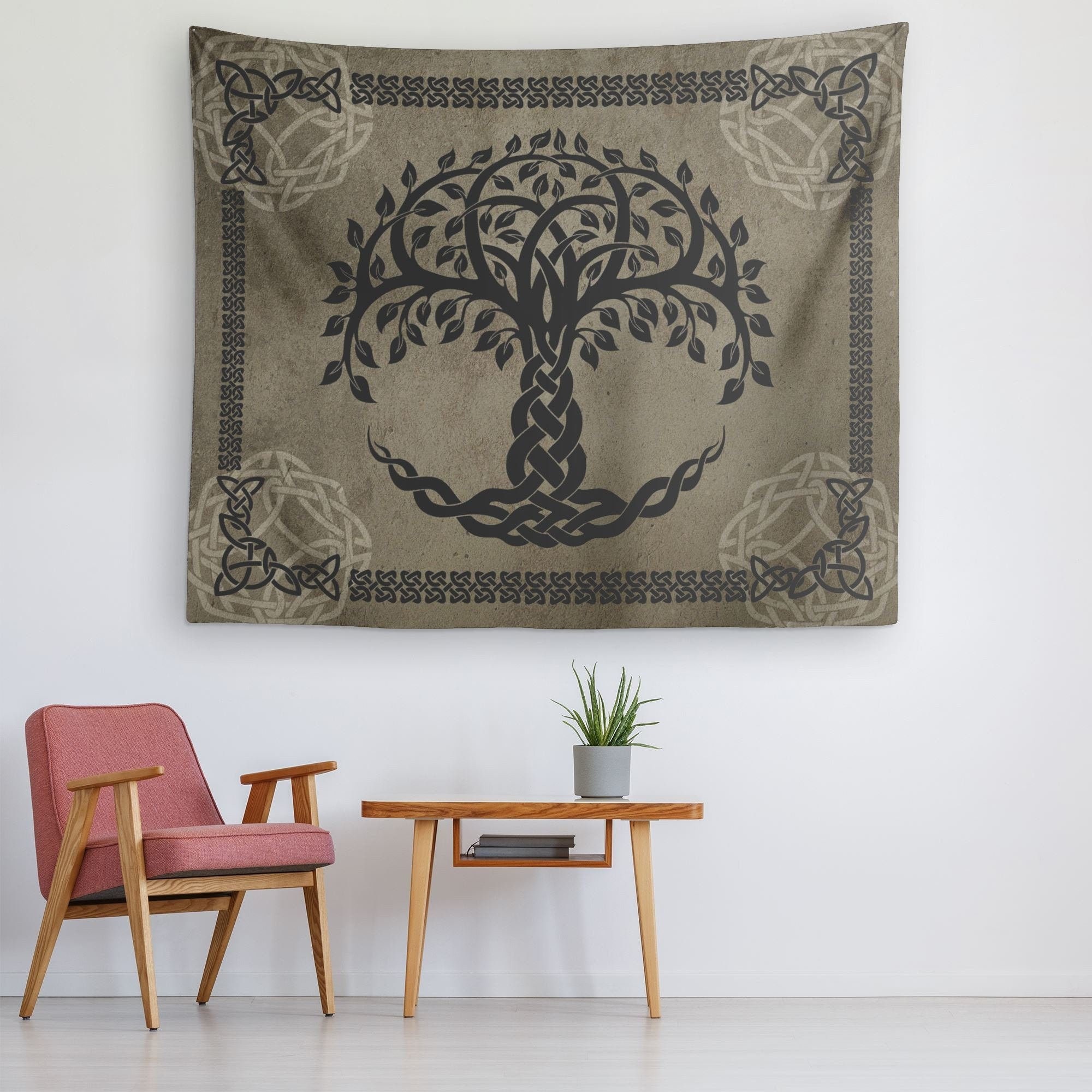 HASTHIP Tree Of Life Tapestry Wall Hanging Wishing Tree Aesthetic