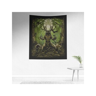 Abbigliamento Alternativo Maglietta Cernunnos Dio Celtico - Design Pagano Con Corna Per Appassionati Wicca Maglietta Dio Cornuto Celtico