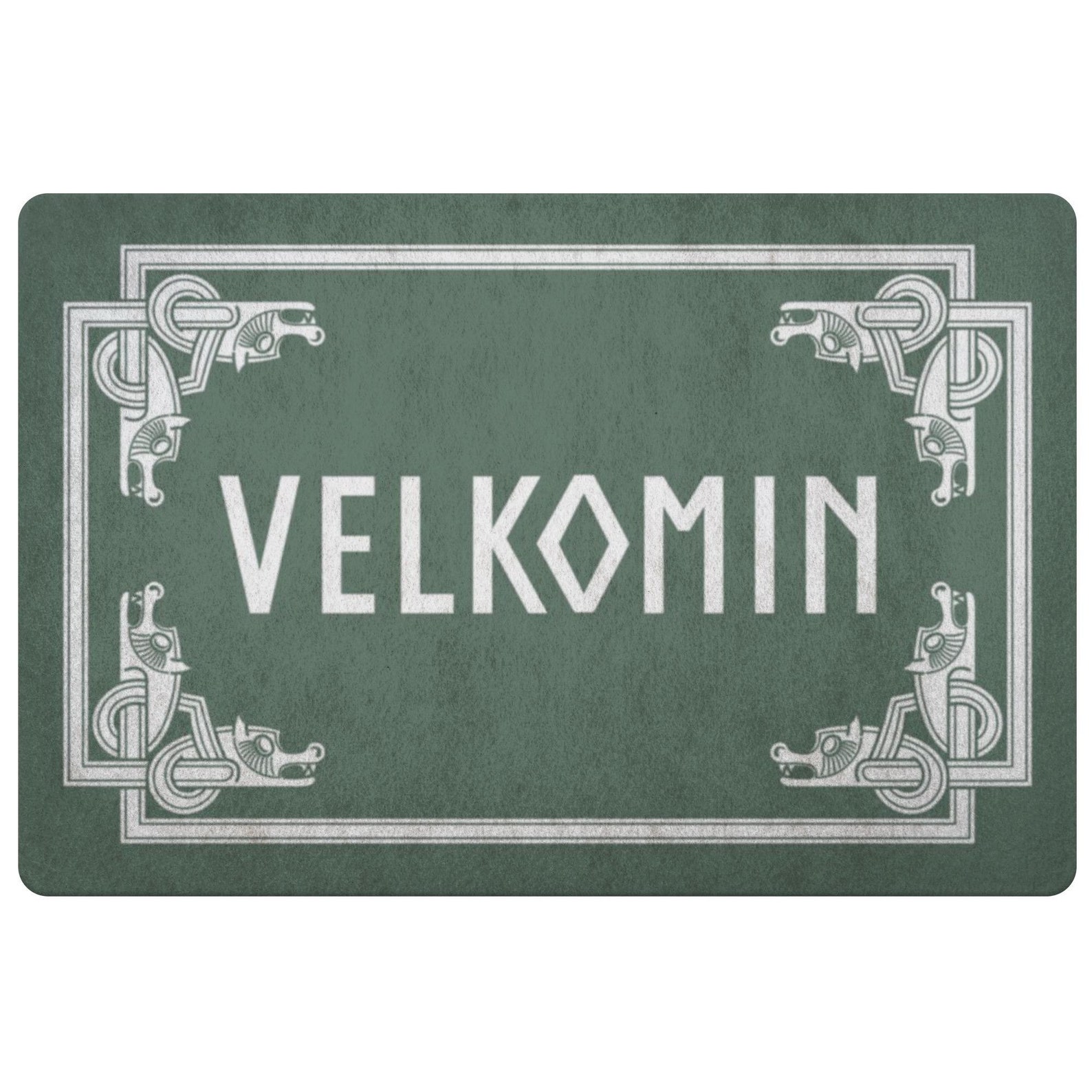 Old Norse Scandinavian Viking Doormat Rustic Viking Etsy