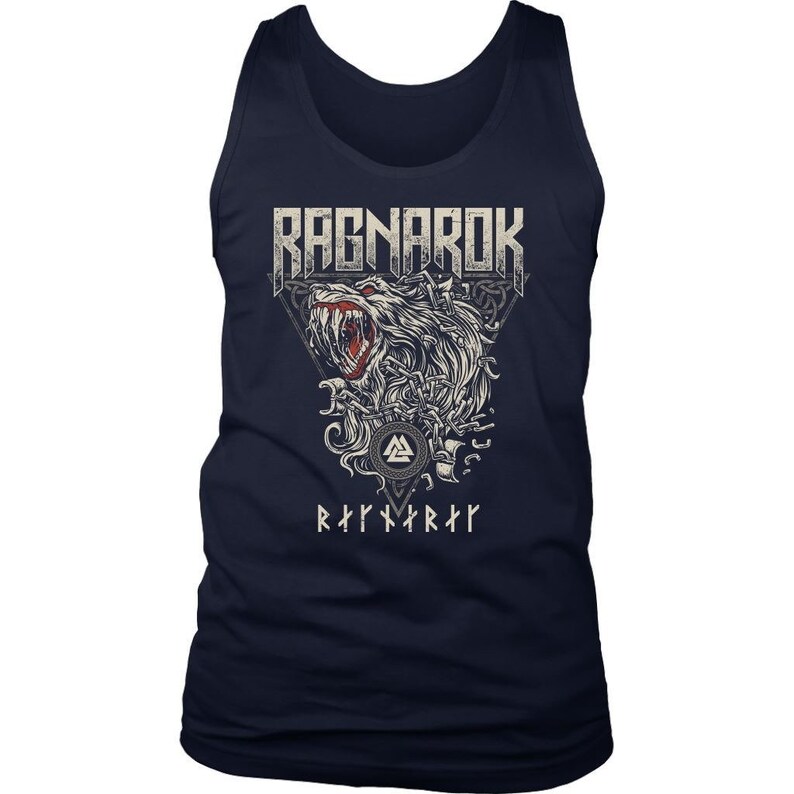 Ragnarok Fenrir Norse Mythology Viking Tank Fenris Wolf | Etsy France