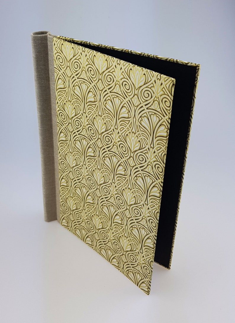 Clip binder Luxury Liberty natural linen, A4 image 2