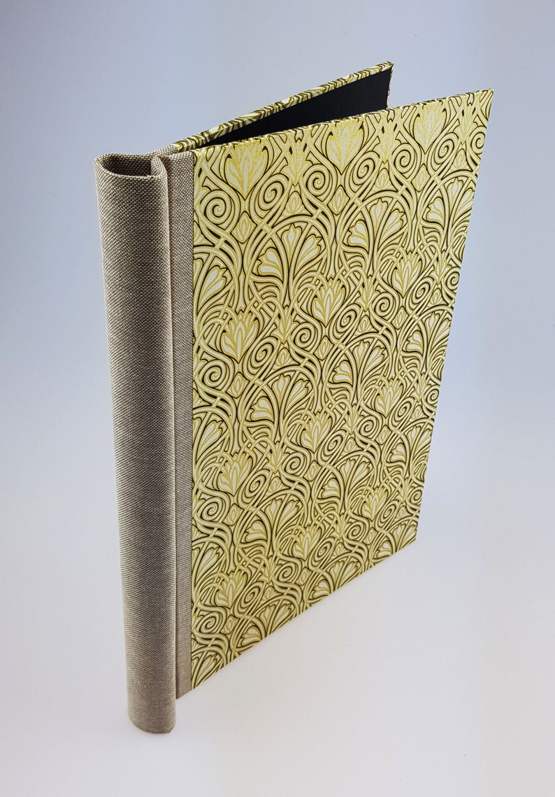 Clip binder Luxury Liberty natural linen, A4 image 3