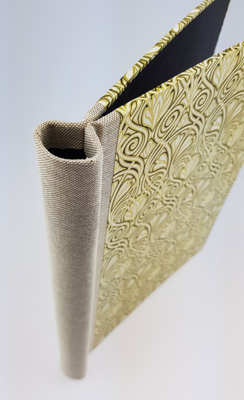 Clip binder Luxury Liberty natural linen, A4 image 4