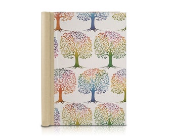 Clip binder tree of life natural linen, A4