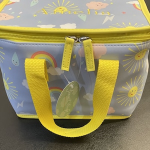 Sac à lunch personnalisé pour enfant, sac à lunch brodé, rentrée des classes, boîtes à lunch pour garçons et filles, pelleteuses, dinosaures, licornes, fusées spatiales