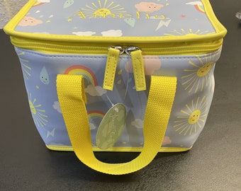 Child's Personalised Lunch Bag, Embroidered Lunch Bag, Back to school, Boys & girls lunch boxes, diggers, dinosaurs, unicorns, space rockets
