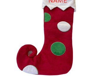 Personalised Christmas Stocking, embroidered with a name, Christmas stocking, Personalised stocking, Childs stocking, Adults stocking