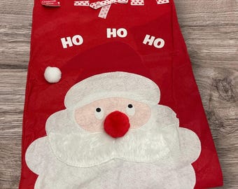 Personalised Santa Sack, Christmas Stocking, Gift Bag, Father Christmas Sack,