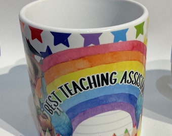 11oz Mug Teacher Gift, teacher assistant gift, personalised gift, personalised mug, leaving gift, gift for college, school or uni leaving
