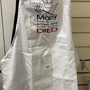 Embroidered Apron, adults apron, various designs, apron for dad, apron for mum, personalised apron, sense of humour apron, mothers day gift