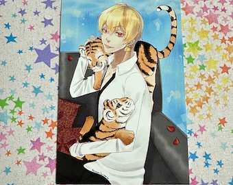 Fate/Grand Order Gilgamesh (Archer) 6&quot; x 4&quot; Art Print Card Gloss Finish Postcard
