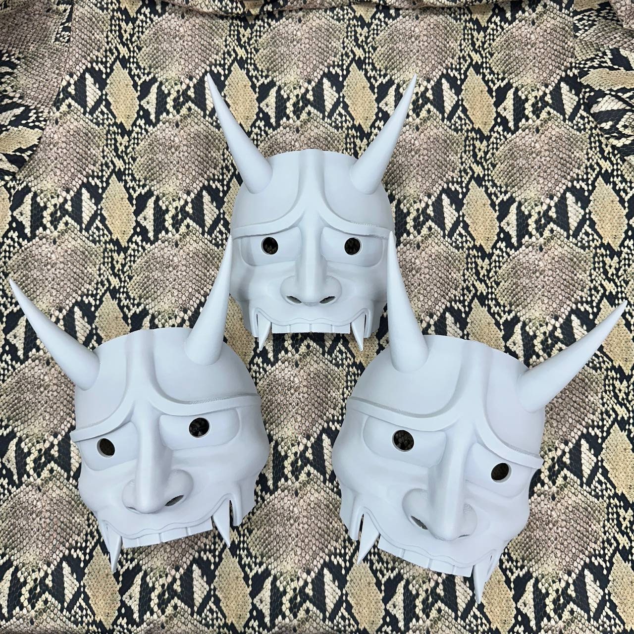 Yakuza Kiwami Majima Goro Hannya Man Cosplay Mask - Unpainted 3D