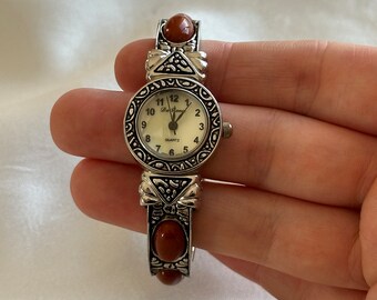 Silver Tone Da Vanci Bracelet Watch