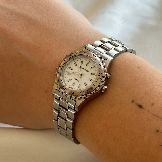 Classic Silver Tone Mathey Tissot Watch - image 1