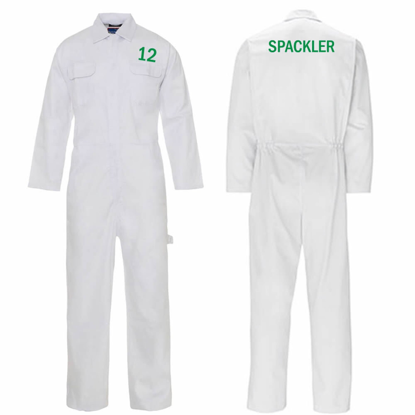 Adults White Caddie Uniform Coverall Boilersuit Caddy With Etsy UK